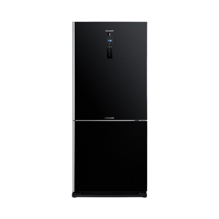 ثلاجة شارب انفرتر ديجيتال فريزر سفلي 558 لتر أسود SJ-PV73K-BK