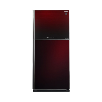 ثلاجة شارب انفرتر نوفروست 538 لتر أحمر SJ-GV69G-RD
