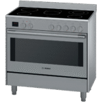 Bosch HCB738357M gas cooker in silver