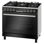 Bosch HJYGGXV60M gas cooker in black