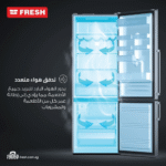 Fresh Refrigerator 471 Liters - Black / FNT-MR580YGB - Image 2