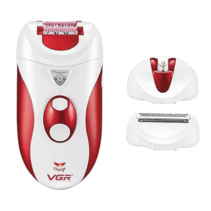 ماكينة ازالة شعر في جي ار ، استخدام جاف ، ابيض واحمر - V-702