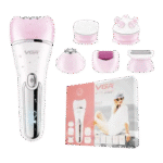 ماكينة ازالة الشعر في جي ار ، استخدام جاف ورطب ، ابيض وبينك - V-733