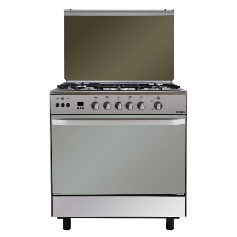 حبيبه (1) بوتاجاز فريش هامر ديجيتال 5 شعلة اللون الفضي - الصورة 1