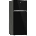 ⁦ثلاجة نو فروست مزدوجة التبريد من بيكو، 406 لتر، ضاغط انفرتر برو سمارت، فريزر علوي، أسود، RDNE455M20XBIDEGB⁩ - الصورة ⁦3⁩