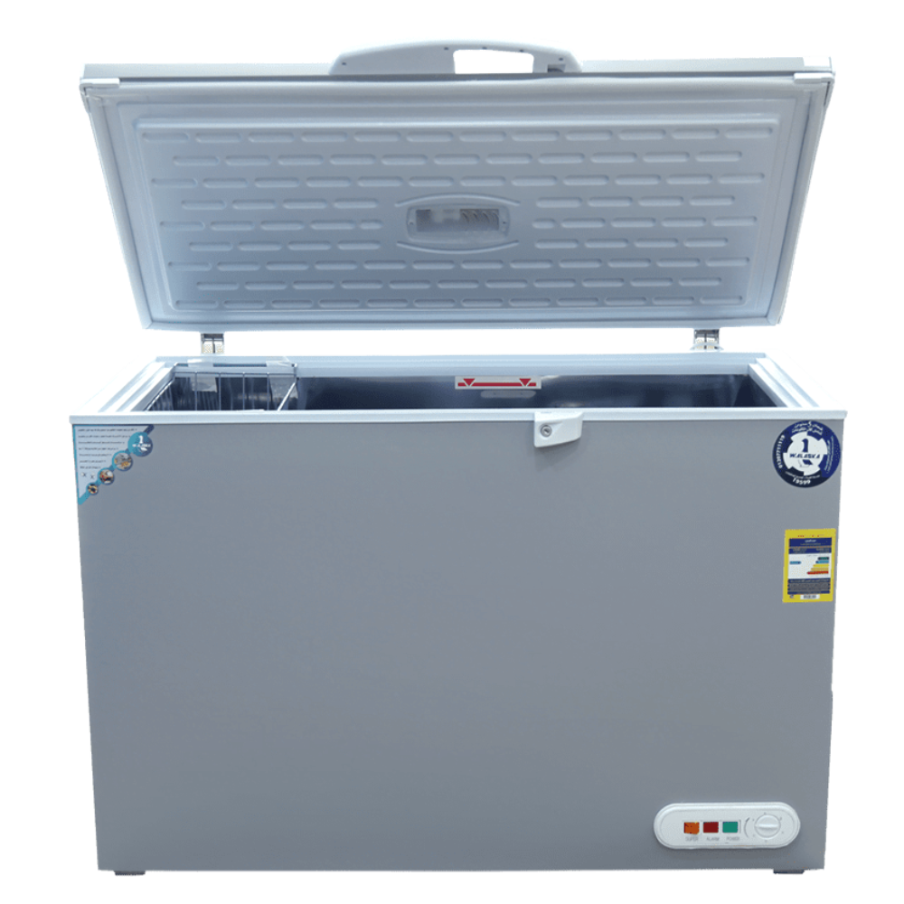 حبيبه فريزر أفقى سعة 377 لتر CH400 باللون الفضي - الصورة 1