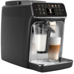 Versuni Philips EP4446/70 Fully Automatic LatteGo Espresso Machine 4400 Series Ground Beans 12 Hot and Cold Drinks Black Chrome - Image 2