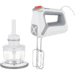 مضرب بيض تورنيدو 400 وات ، 5 سرعات ، قطاعة ، أبيض THM-400SS