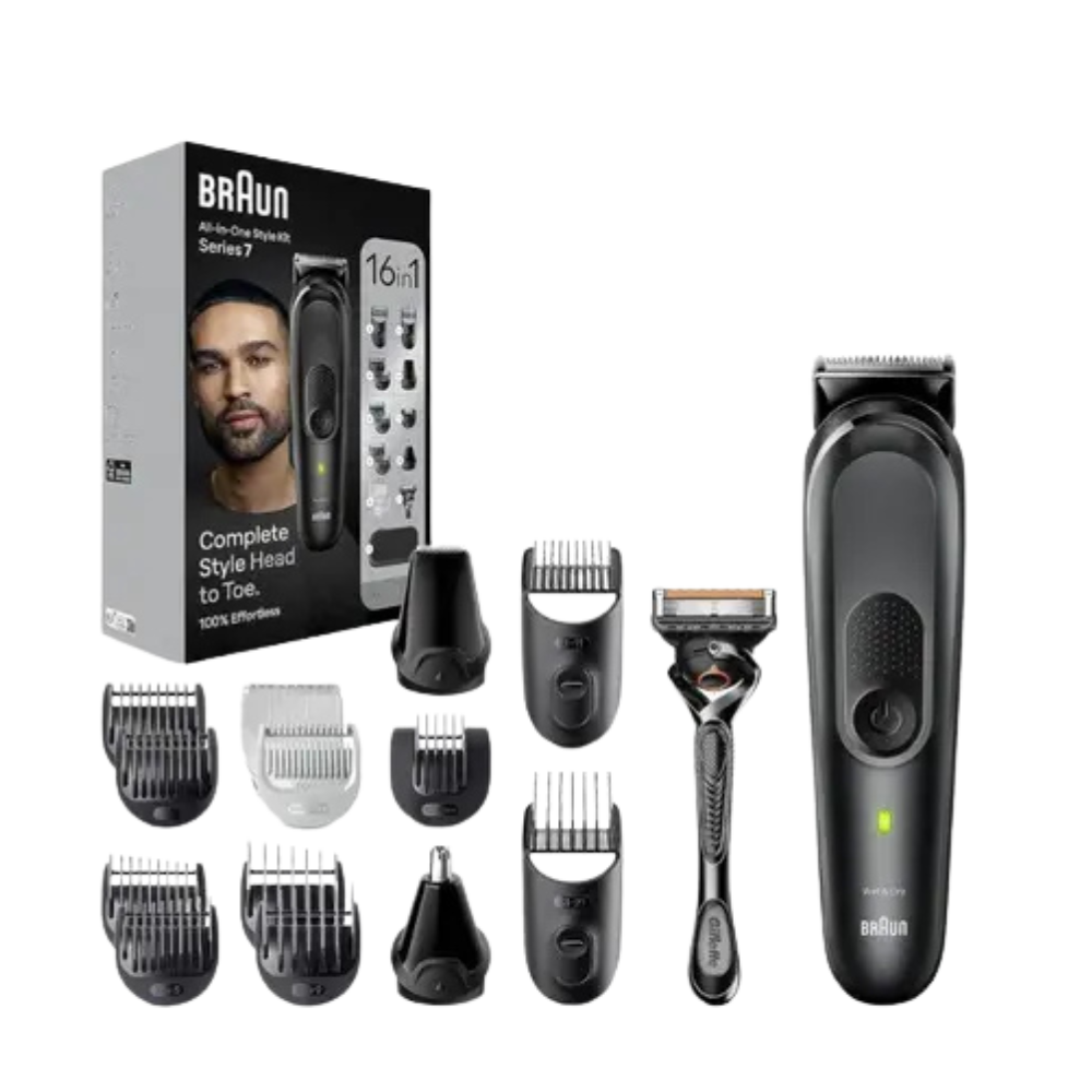 حبيبه (2) ماكينة حلاقة كهرباء براون سيريز 7 ، اسود - MGK74707 - الصورة 1
