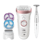 ⁦ماكينة ازالة الشعر براون SkinSpa ، استخدام جاف ورطب ، ابيض - SE9980⁩ - الصورة ⁦2⁩