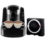 ماكينة تحضير القهوة التركية من ارزوم اوكا بخزان اوتوماتيكي - اسود/كروم - OK002-WFU-كروم