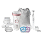 ماكينة ازالة الشعر براون SkinSpa ، استخدام جاف ورطب ، ابيض - SE9980