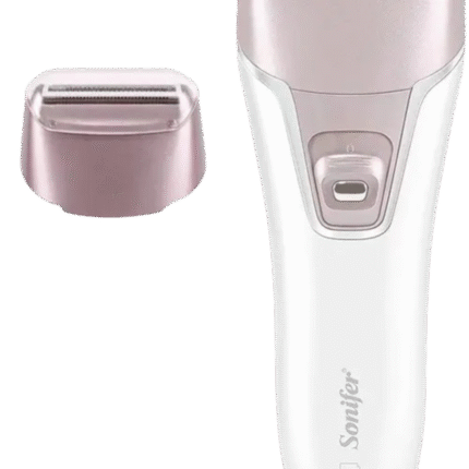 ماكينة ازالة الشعر سونيفر 2 in 1 ، استخدام جاف ورطب ، ابيض وبينك - SF-9521