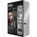 ماكينة حلاقة كهرباء براون سيريس 7 ، استخدام جاف ورطب ، اسود - MGK7491 - الصورة 3