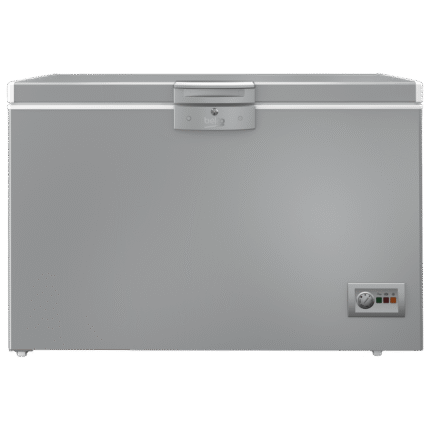 فريزر افقي من بيكو سعة 128 جالون - فضي - HSA40500S