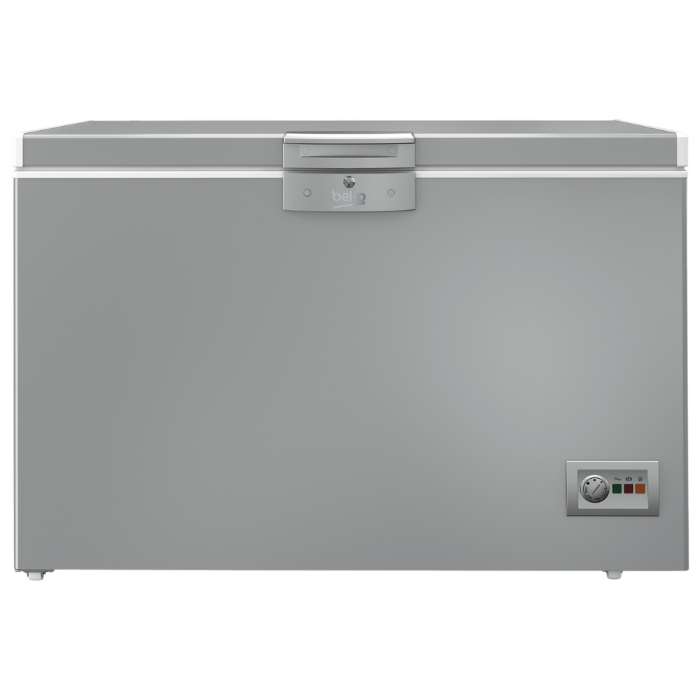 حبيبه (7) BEKO HSA40500S Horizontal Freezer, 128 Gallon - Silver - Image 1