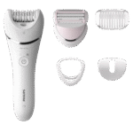 ماكينة ازالة الشعر فيليبس سيريز 8000، ، استخدام جاف ورطب ، ابيض - BRE710-01