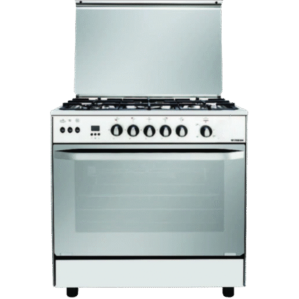 Fresh Hammer Digital Gas Cooker with Air Fryer - 90 x 60 / 5 Burners Stainless Steel