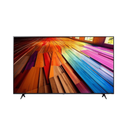 LG، تلفزيون UHD 4K، سلسلة UR80 مقاس 75 بوصة، WebOS Smart AI ThinQ، جهاز تحكم عن بعد سحري، سينما ثلاثية الجوانب، HDR10، HLG، AI Sound Pro (5.1.2ch)، حامل ثنائي القطب،