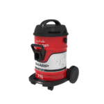 SHARP Pail Can Vacuum Cleaner 2100 Watt Cloth Filter Red EC-CA2121-X - Image 2