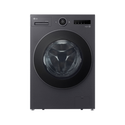 LG غسالة تحميل امامي 8 كجم، 1400 دورة في الدقيقة، جرافيت داكن، موديل F4Y2TYG6X