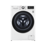 ال جى غسالة ملابس 8 كيلو 1400 لفة بالبخار لون أبيض F4R5TYG0W