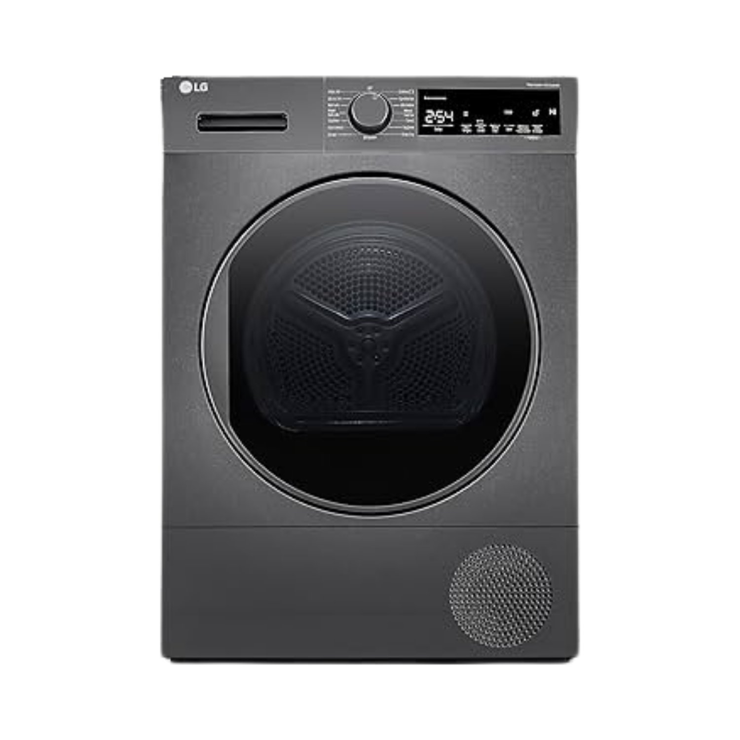 تصميم بدون عنوان - 2026-01-16T192459.774 LG Dryer , 8 kg , Dark Silver - RH80T2SP7RM - Image 1