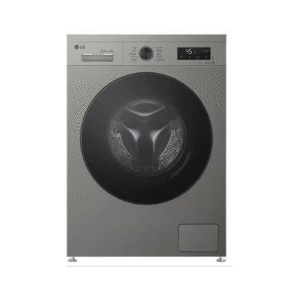 LG Front Load Washing Machine 8kg, 1400 RPM, Platinum Silver, Model F4Y2TYGYP