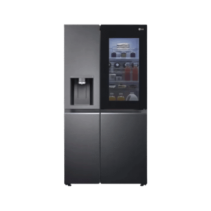LG Instaview DID No Frost Four Doors Refrigerator With Inverter Technology, 635 Liter, Black - GC-X257CQHW