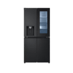 LG NoFrost French door refrigerator , 508 Liter Inverter Motor , Black - GC-X22FFQAB