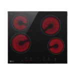 بوتاجاز بلت ان مسطح كهرباء ال جي - CBEZ2414B, اسود, 4, 60 سم