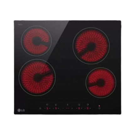 بوتاجاز بلت ان مسطح كهرباء ال جي - CBEZ2414B, اسود, 4, 60 سم