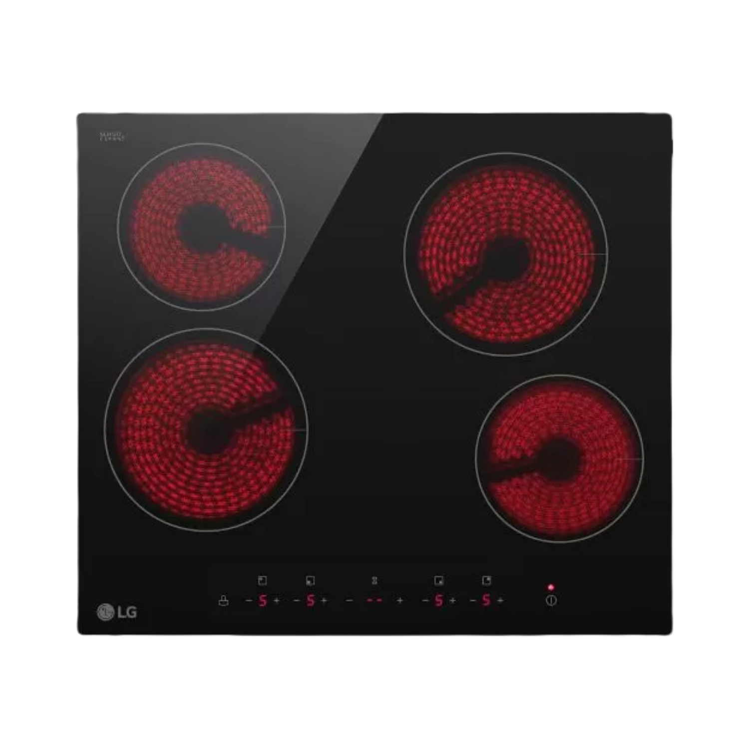 تصميم بدون عنوان - 2026-01-16T225919.890 بوتاجاز بلت ان مسطح كهرباء ال جي - CBEZ2414B, اسود, 4, 60 سم - الصورة 1