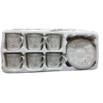 Fathy Mahmoud 12-Piece Classic Gold Porcelain Set Code 4 - Image 2