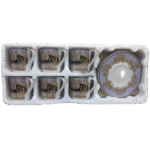 FM Luxury Tea & Coffee Set (6 Cups + 6 Saucers) - Image 2