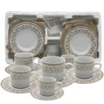 Orbit Tea Set by Fathy Mahmoud (FM) – 12-Piece Collection – Code 10