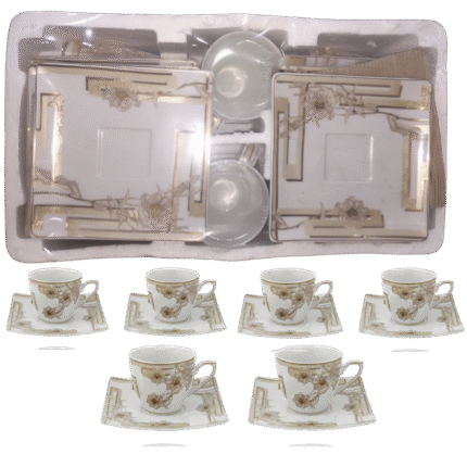 Fathi Mahmoud Porcelain Set – 12 Pieces of Timeless Luxury