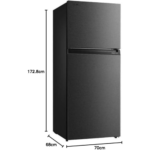 ثلاجة توشيبا 411 لتر رمادي – GR-RT559WE-PMN(06)