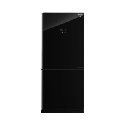 ثلاجة شارب انفرتر فريزر سفلي 558 لتر أسود SJ-GV73J-BK