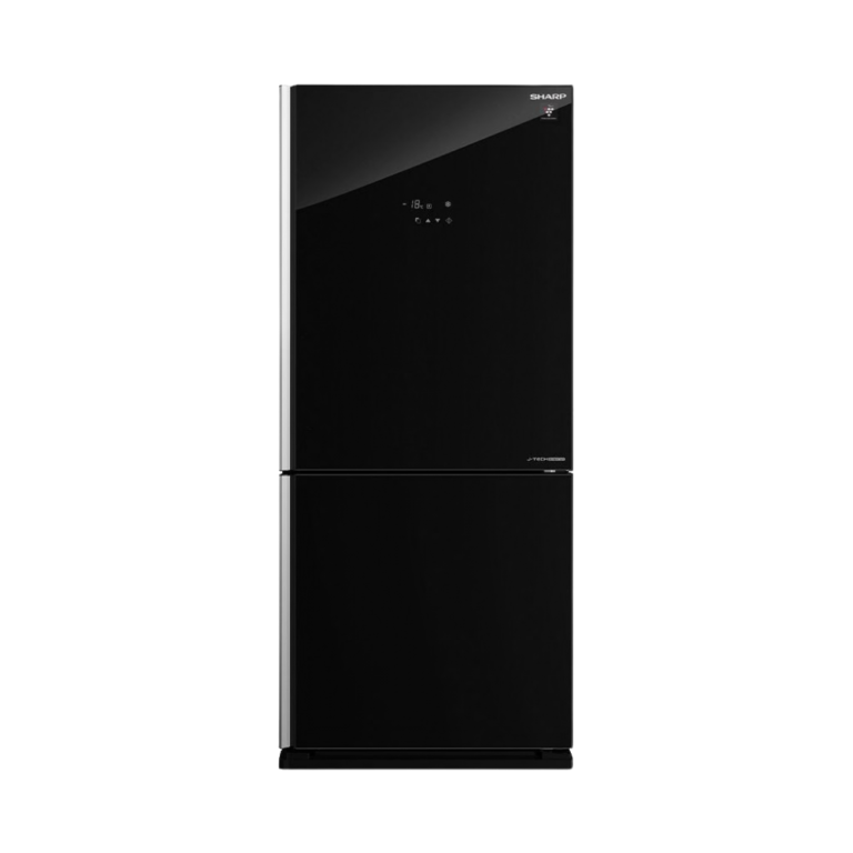 ثلاجة شارب انفرتر فريزر سفلي 558 لتر أسود SJ-GV73J-BK