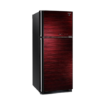 ⁦ثلاجة شارب450 لتر أحمر موديل  SJ-GV58A(RD)⁩ - الصورة ⁦2⁩