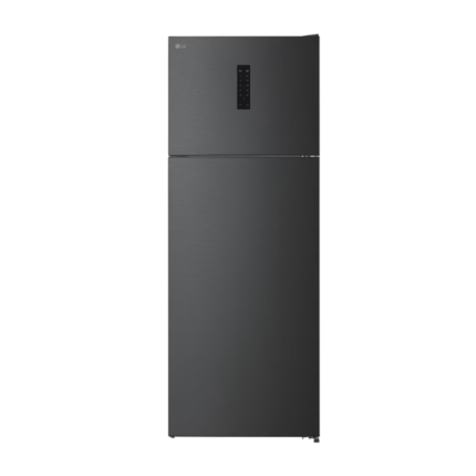 ثلاجة ال جي ، سعة 523 لتر ، نوفروست ، بانفرتر ، اسود - GTF522PSAN
