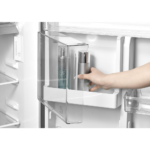 ⁦ثلاجة توشيبا ، سعة 338 لتر ، نوفروست ، بانفرتر ، رمادي - GR-RT468WE-PMN(37)⁩ - الصورة ⁦4⁩