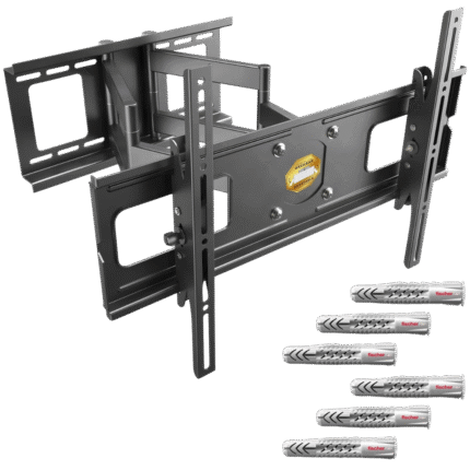 TV Wall Mount Swivelling Tilting for 40-75 Inch Universal TV Mount R06-F Mount for Wall Mount 65 Inches up to 95 kg with Max. 600 x 400 mm