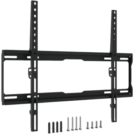 MAHARA Flat Wall - Wall Mount for 37 – 80 Inches - with VESA Wall Mount Compatibility 100x100mm – 600x400mm - Wall Support Maximum 60kg - Black
