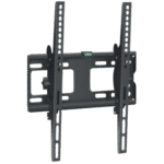 ⁦حامل تلفزيون يثبت على الحائط مع اذرع متحركة لاعلى واسفل مقاس 66.04-139.7 سم من ترومان - موديل AN55T - اللون اسود⁩ - الصورة ⁦2⁩