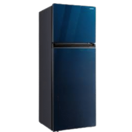 ثلاجة توشيبا 2 باب 450 لتر نوفروست إنفرتر باب زجاجى أزرق GR-RT624WE-PGN(73)