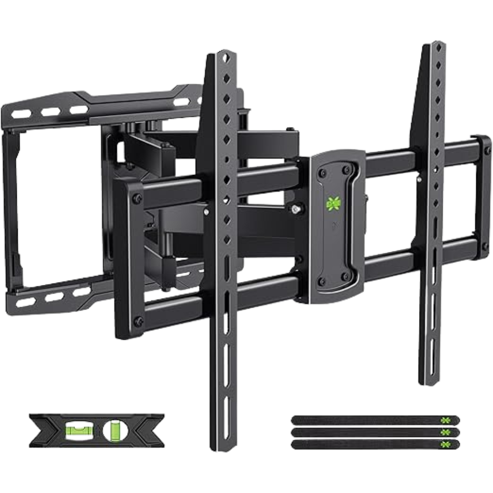 حبيبه حامل حائط متحرك كامل للتليفزيون من 37 إلى 75 بوصة، مع إمكانية الدوران والإمالة وذراعين مفصليين مزدوجين، يدعم وزن حتى 60 كجم، متوافق مع معيار فيسا 600×400 ملم بعرض 16 بوصة XML019 من يو اس اكس ماونت - الصورة 1