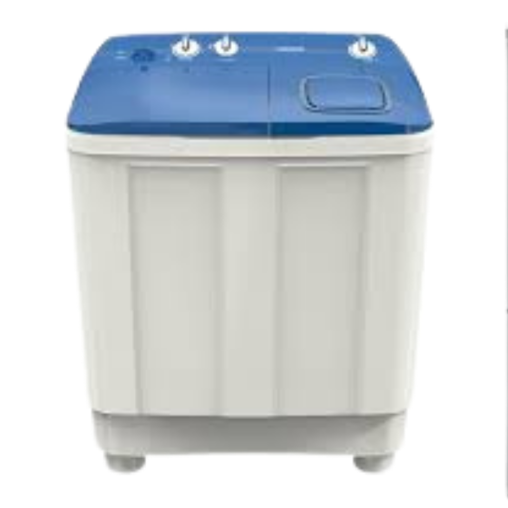 حبيبه (1) TORNADO Washing Machine Half Auto 12 Kg Pump White x Blue TMH-HS12CP(WB) - Image 1