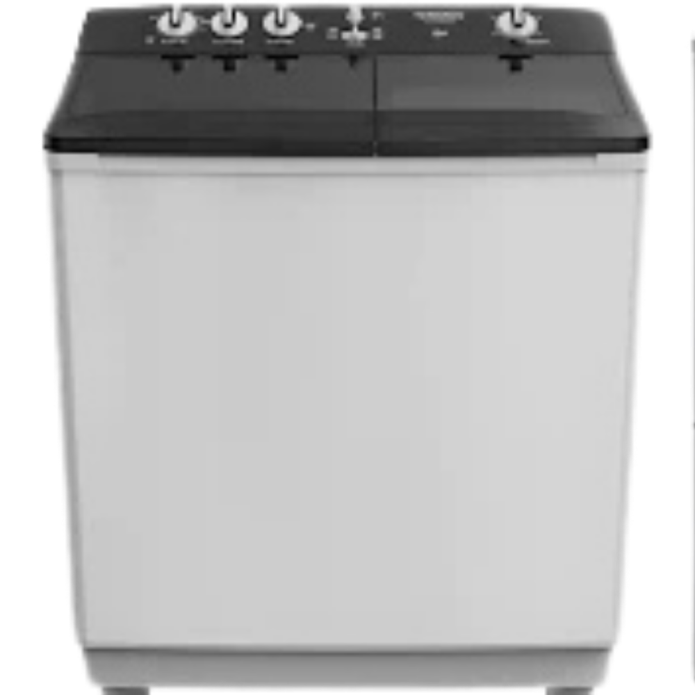 حبيبه (1) غسالة ملابس تورنيدو نصف أوتوماتيك 7 كجم أبيض × أسود TWH-Z07DNE-W(BK) - الصورة 1